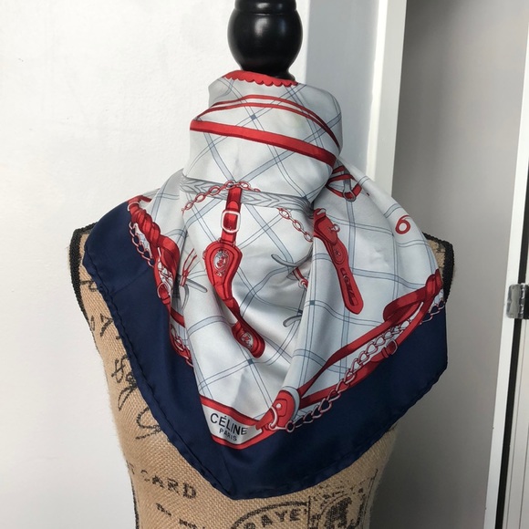 Celine Vintage Scarf - Picture 6 of 7